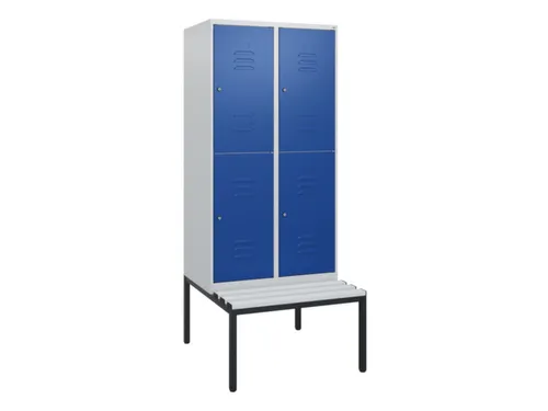 Dubbeldekse dekenkist,HxBxD 1950x800x815mm,2x2vak.,vak B 400mm