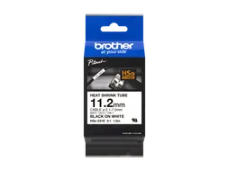 Brother HSe-231E krimpkous tapecassette Zwart op wit 11.2mm