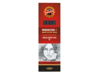 Grafietstift Koh-I-Noor progresso 8915 HB 8B + aqua - 2