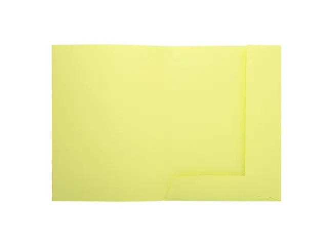 Exacompta Dossiermap A4 Jura 250 Geel 2 Kleppen 50 Stuks