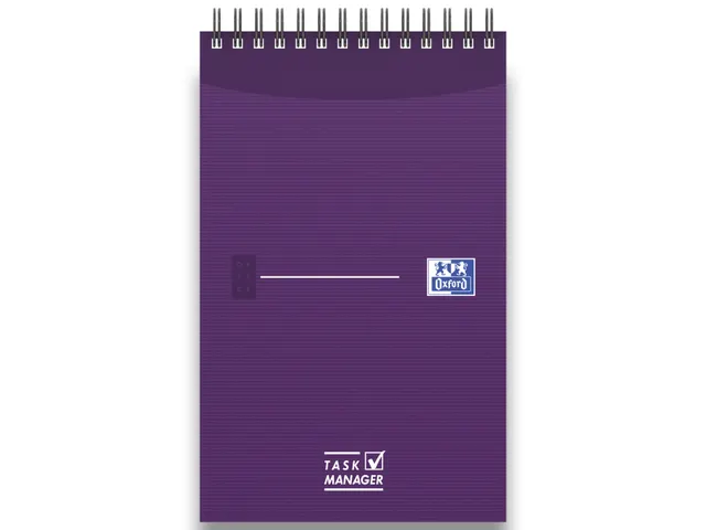 task manager 125x200mm Essen tials 140 pages 2 colors assorted