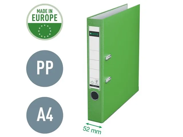 Ordner Leitz 1015 A4 50mm PP lichtgroen