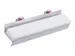 gereedschaphouder,zelfborend,v. perfoplaat,LxB 120x45mm,RAL7016