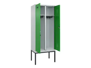 locker voor scheiding van kleding,HxBxD 2120x800x500mm,2vak - 1