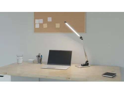 bureaulamp Breeze, LED-lamp, zilver
