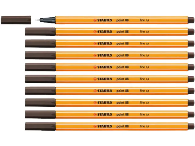 Fineliner STABILO point 88/65 fijn amber