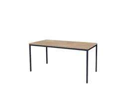 Domino Basic Tafel Vaste Hoogte 160x80 honey castello zwart 4-poots