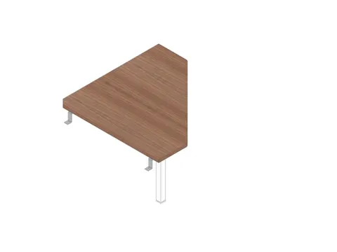 koppelelement voor bureau,90 °,HxBxD 730x840x840mm,v. sledeframe