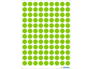 HERMA 1845 Multipurpose etiketten Rond 8mm Groen 540 stuks - 2