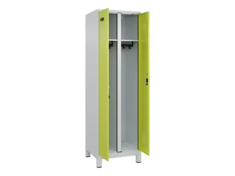 locker voor scheiding van kleding,HxBxD 1950x600x500mm,2vak