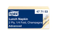 Tork 477153 Lunchservet Advanced Champagne 33x33cm