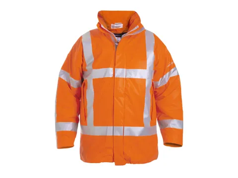 Hydrowear Protective Clothing Norfolk RWS FR/AS parka, fluo geel, maat