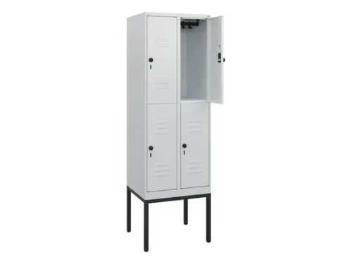 dubbeldekse locker,HxBxD 1950x600x500mm,2x2vak.,vak B 300mm