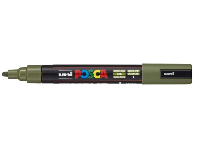 Paintmarker Uni POSCA PC5M medium kaki groen