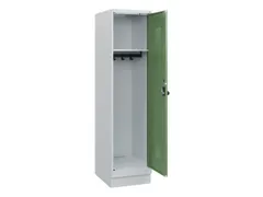 schoollocker,HxBxD 1630x400x500mm,1vak,vak B 400mm,draaigrendel,sokkel