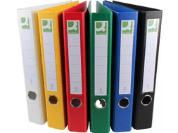 Q-connect Ordner A4 uit PP rug 5 cm geassorteerde kleuren