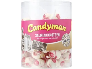 Lolly Candyman Salmiakknotsen 60 stuks - 1