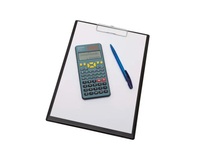 Wetenschappelijk Bureaurekenmachine MSC 417 Solar Batterij blauw zwart
