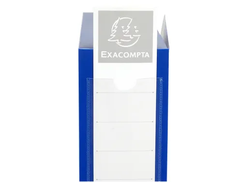 Klasseerdoos PP opaa k rug 80mm do-blauw