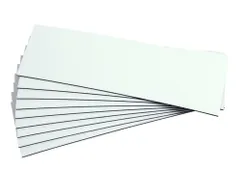 bord,HxB 40x100mm,achterzijde magnetisch,folie,wit