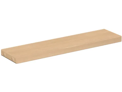 rechte tassenplank,v. balie,BxD 500x120mm,hout,beuken