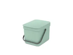 Afvalemmer Sort & Go 6 Liter Jade Groen