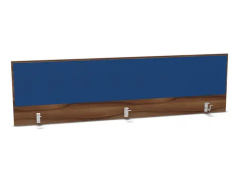 opzetpaneel bureau aanbouw achter NP-tiepolo nut BN6016-blauw 2000mm