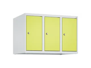 opzetkast,v. locker,3vak.,vak B 250mm,HxBxD 500x750x500mm,vleugeldeur - 1