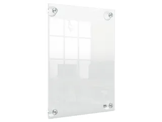 Infobord Nobo Premium Plus A4 acryl wand verplaatsbaar - 1