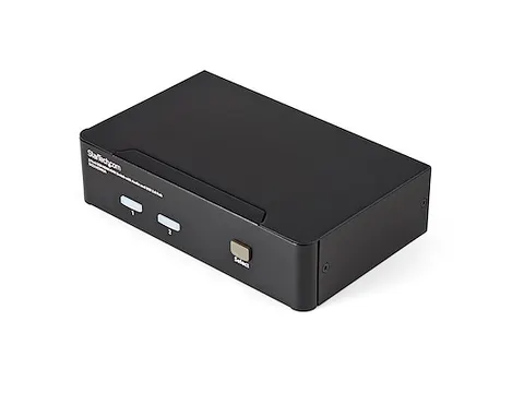 2-poort USB HDMI KVM-switch met audio en USB 2.0 hub