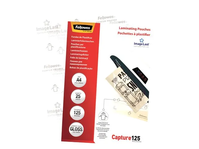 Lamineerhoes Fellowes A4 125 micron glanzend