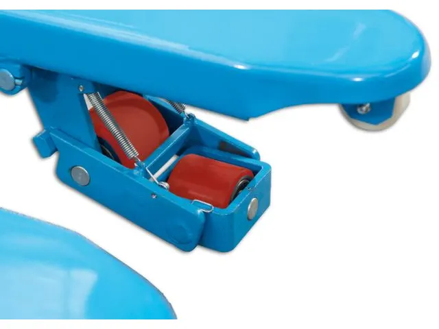 4-wegen-palletwagen 2.5t Zwenk-/vorkwielen Pu Enkel Vorklengte 1150mm