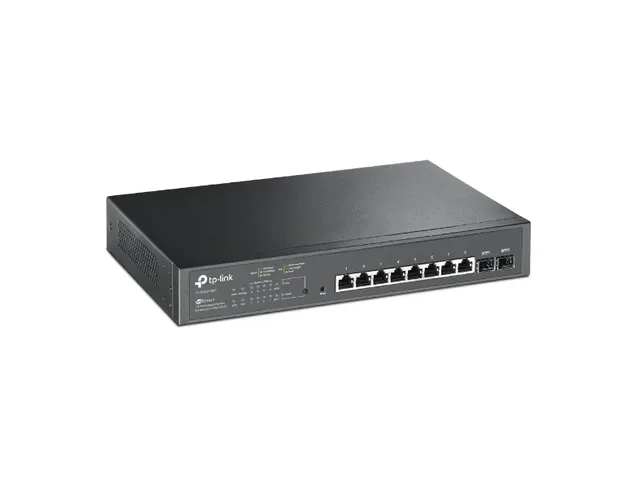 JetStream 10-poorts Gigabit Smart-switch met 8 PoE+-poorten