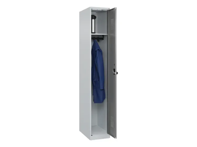 locker,HxBxD 1850x300x500mm,1vak,vak B 300mm,draaigrendel