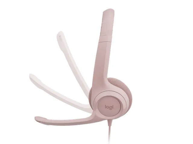 H390 usb computer headset roze