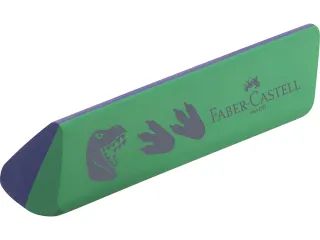Gum Faber-Castell Dino groen stof- en PVC vrij - 1