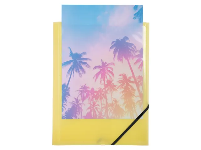 Elastomap Kreacover A4 3 Kleppen Assorti Pastel