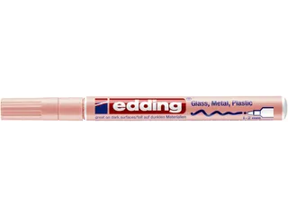 Viltstift Edding 751 lakmarker rond pastel roze 1-2mm - 2