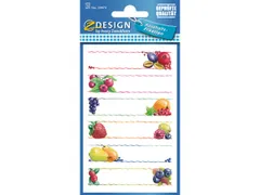huishoudetiket Z-design Home pakje a 3 vel fruit