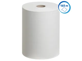 Handdoekrol Scott Slimroll 1-laags 165m wit 6657 - 4