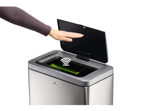 Afvalbak met sensor NO TOUCH DUO 2x20L