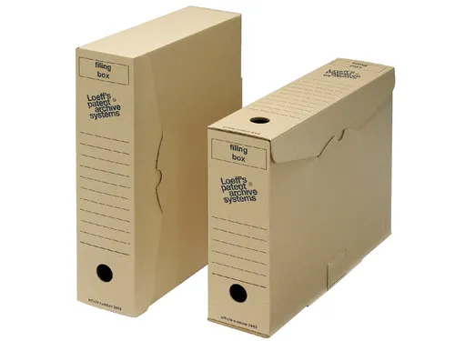 Archiefdoos Loeff Filing Box 3003 folio 345x250x80mm karton