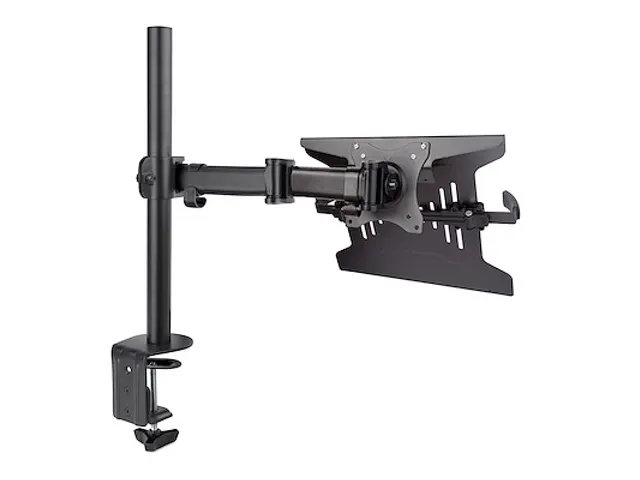 Bras pour ordinateur portable ou écran Noir