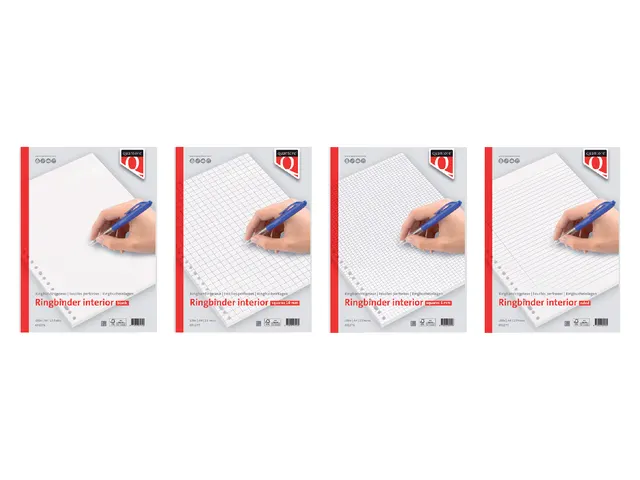 Interieur Quantore A4 23-gaats ruit 5mm 100vel
