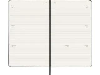Agenda 2027 Moleskine 12M Planner Weekly 7dag/2pagina's large hc black - 4