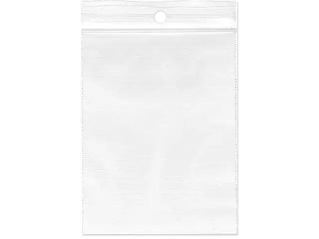 Sachet à pression transparent 160x250mm LDPE 50micron 1000 pièces