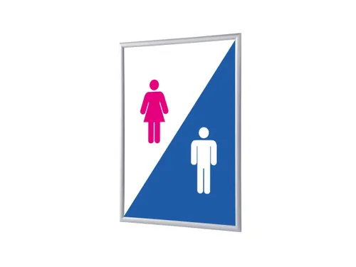 Kliklijst A1 complete set met print Toilet man/vrouw