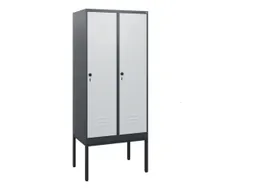 locker,HxBxD 1950x800x500mm,2vak,vak B 400mm,draaigrendel