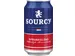 Sourcy mineraalwater rood licht bruisend blik 33cl 24 stuks