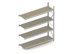 Breedvakstelling Aanbouwveld Hxbxd 2500x2251x650mm 4 Houten Legborden